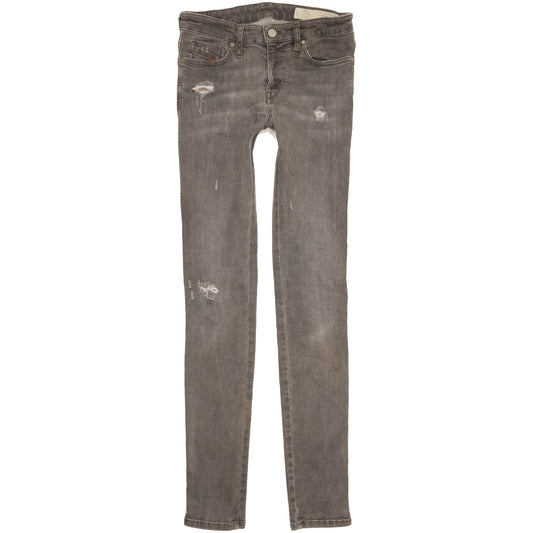 Diesel Skinzee Women Grey Skinny Slim Stretch Jeans W27 L32