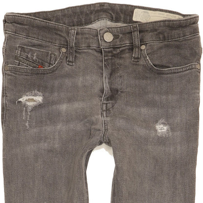 Diesel Skinzee Women Grey Skinny Slim Stretch Jeans W27 L32