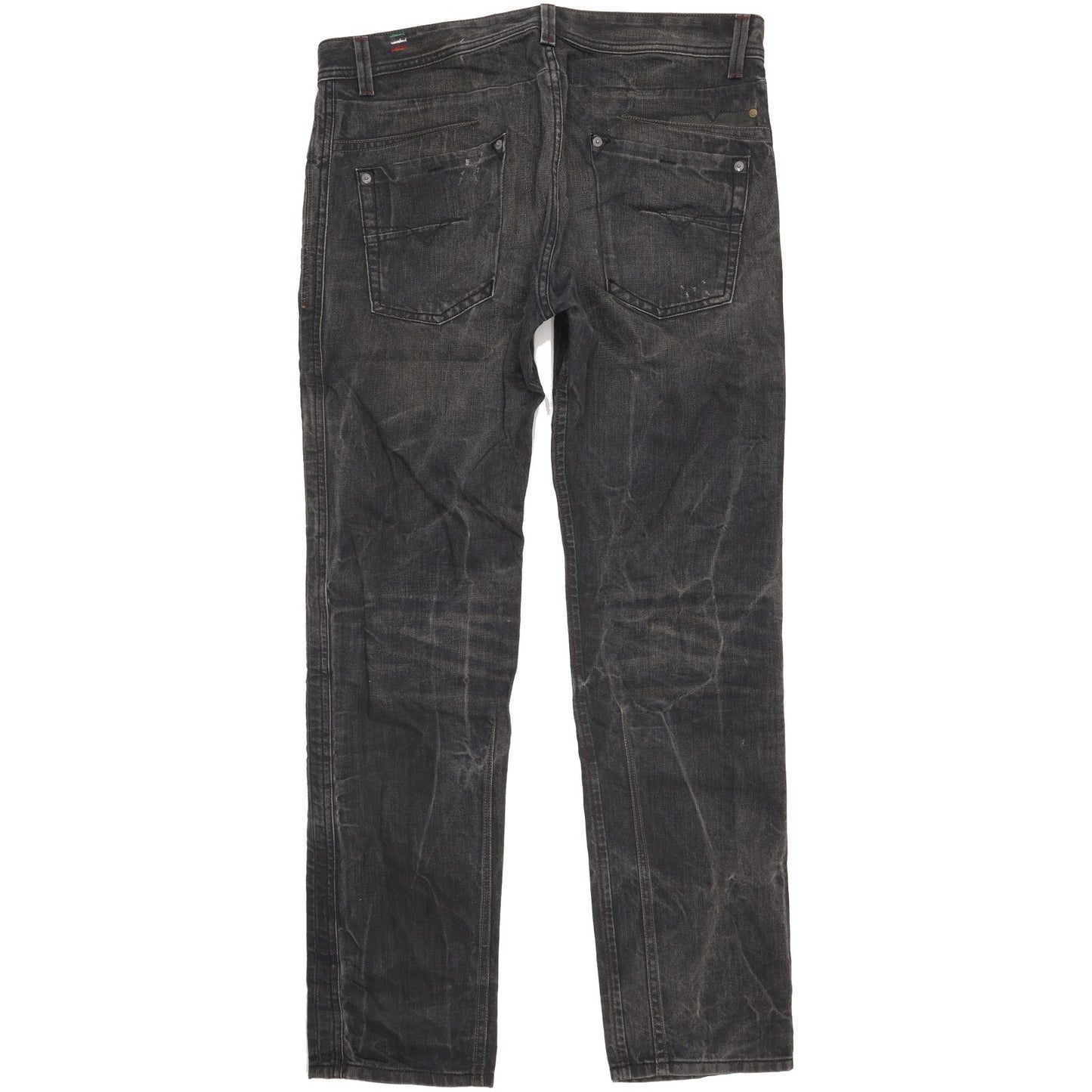 Diesel Darron Men Black Tapered Slim Jeans W36 L32