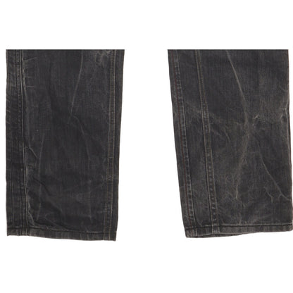 Diesel Darron Men Black Tapered Slim Jeans W36 L32