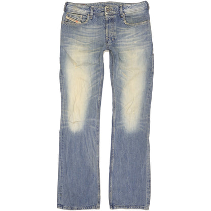 Diesel Zatiny Men Blue Bootcut Regular Jeans W30 L32