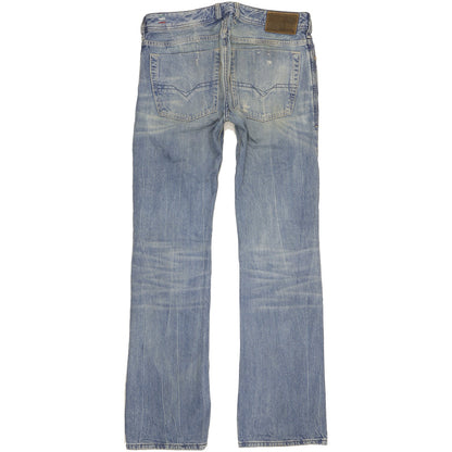 Diesel Zatiny Men Blue Bootcut Regular Jeans W30 L32