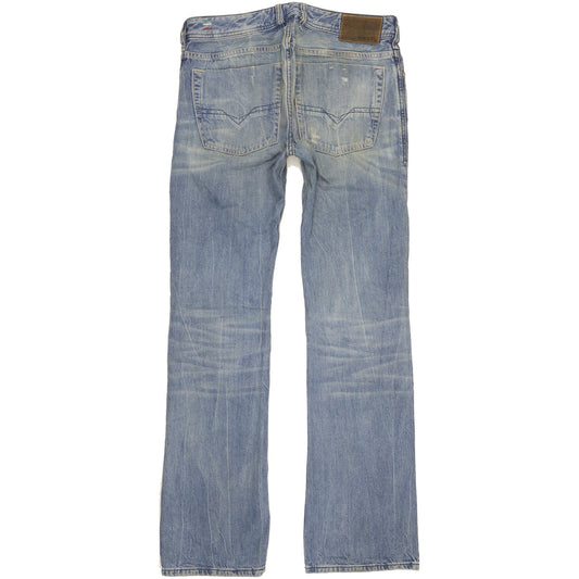 Diesel Zatiny Men Blue Bootcut Regular Jeans W30 L32