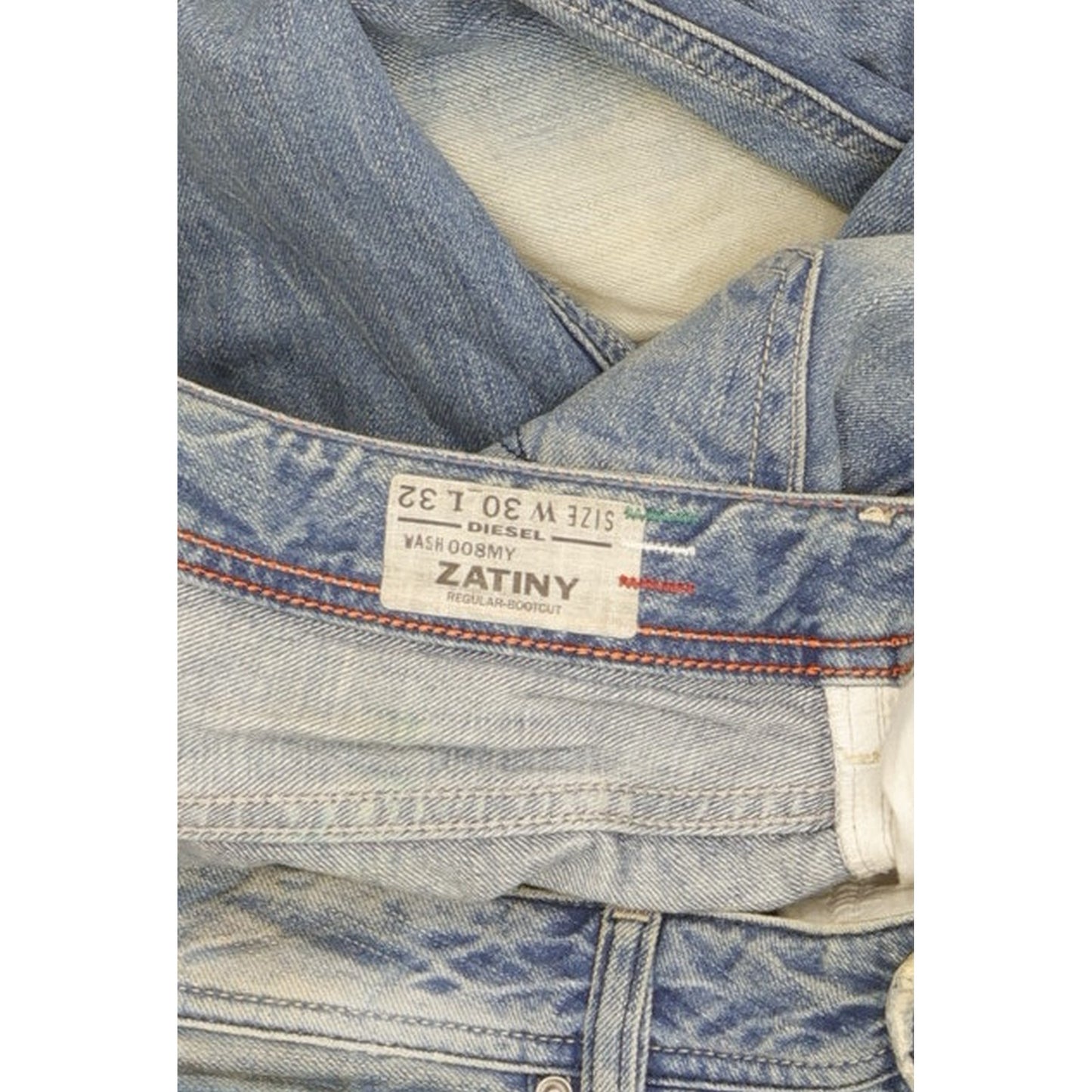 Diesel Zatiny Men Blue Bootcut Regular Jeans W30 L32