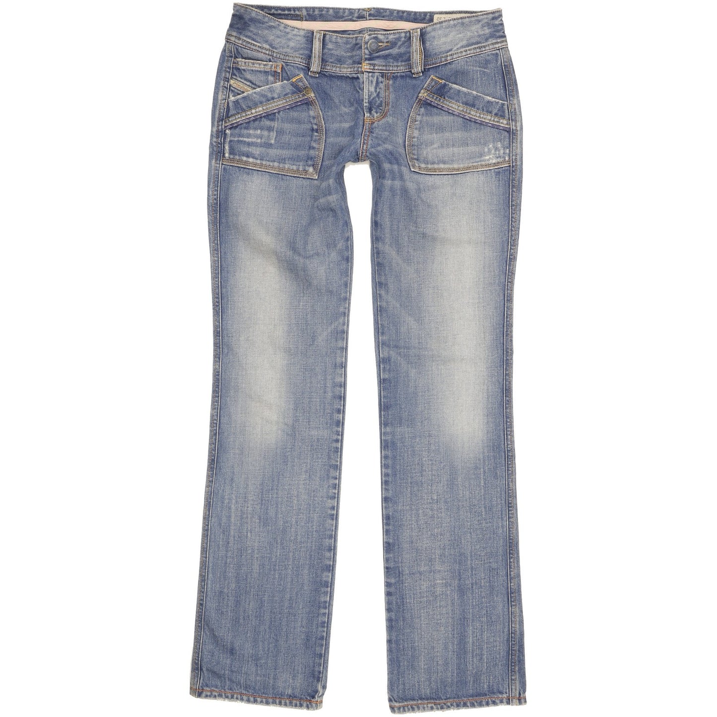 Diesel Reckfly Women Blue Bootcut Slim Jeans W29 L32