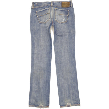Diesel Reckfly Women Blue Bootcut Slim Jeans W29 L32