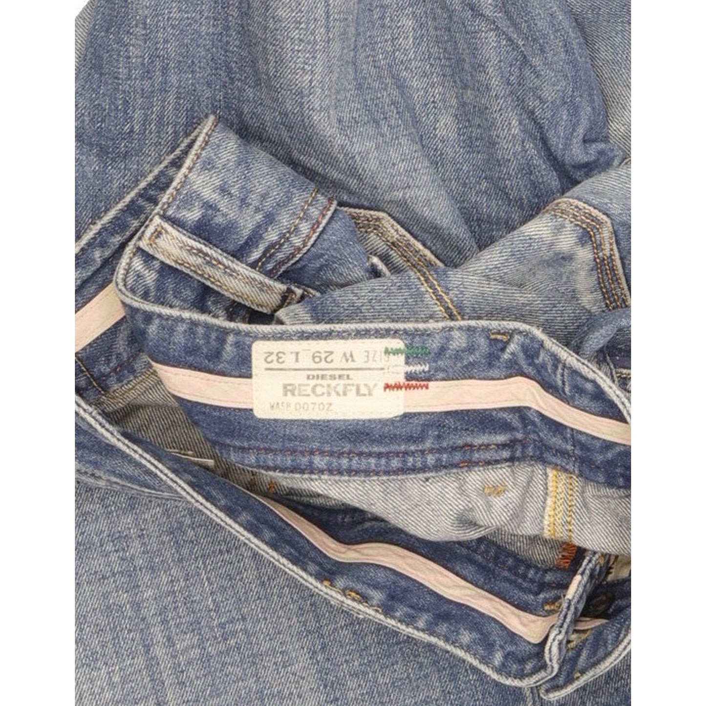 Diesel Reckfly Women Blue Bootcut Slim Jeans W29 L32