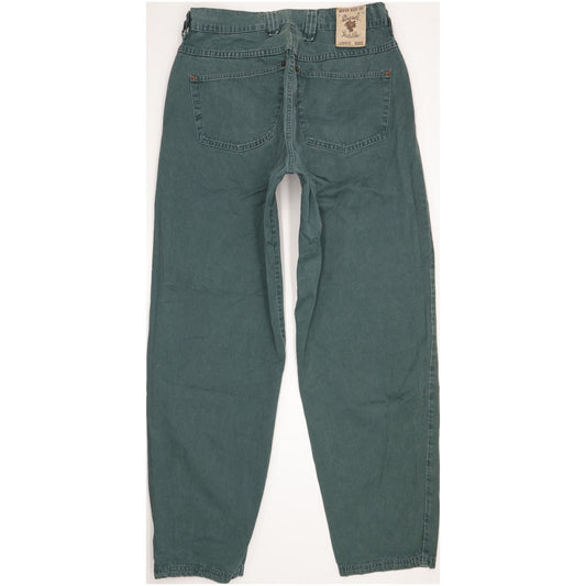 Diesel Saddle Baggy Men Green Tapered Relaxed Jeans W33 L33