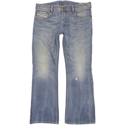Diesel Zathan Men Blue Bootcut Regular Jeans W34 L30