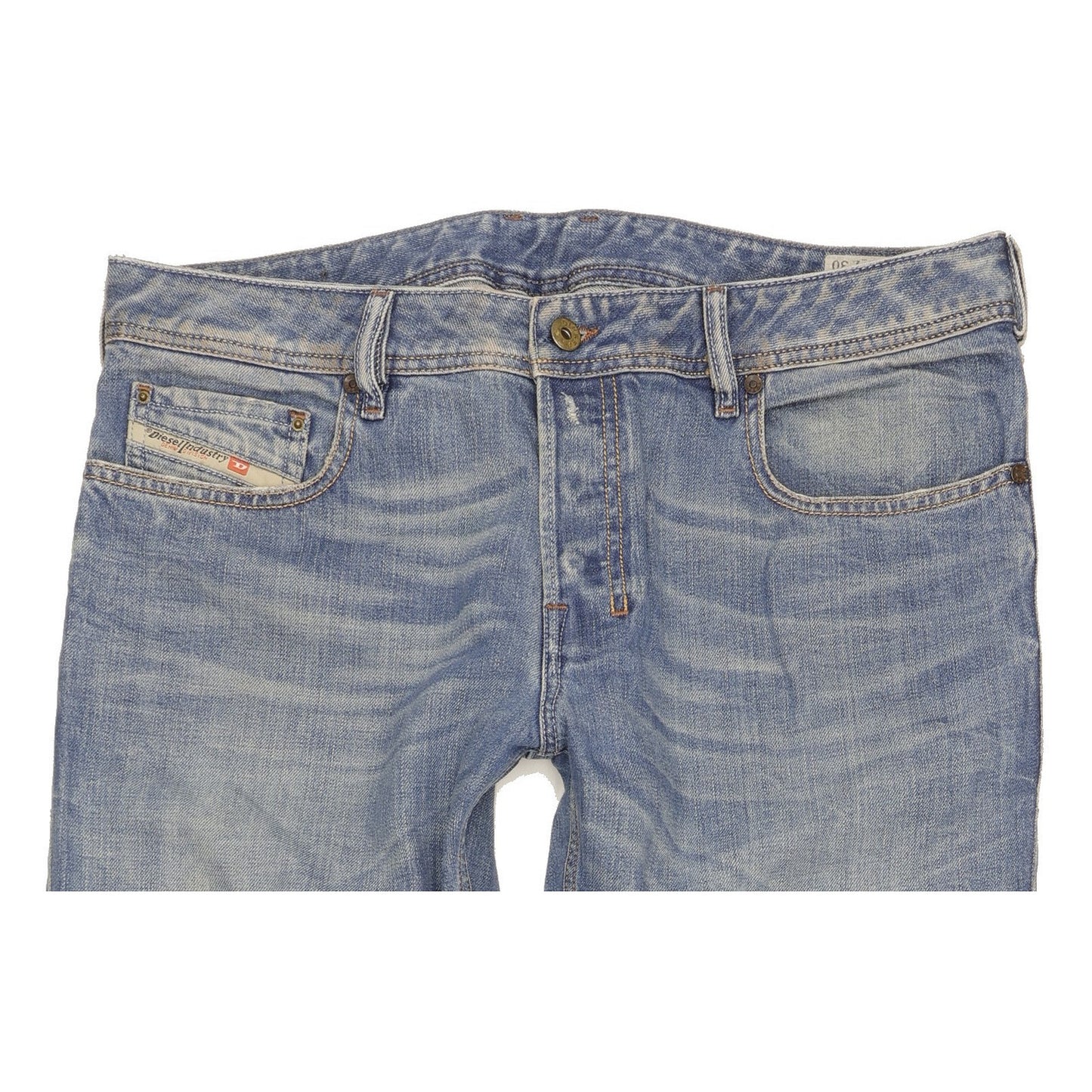 Diesel Zathan Men Blue Bootcut Regular Jeans W34 L30