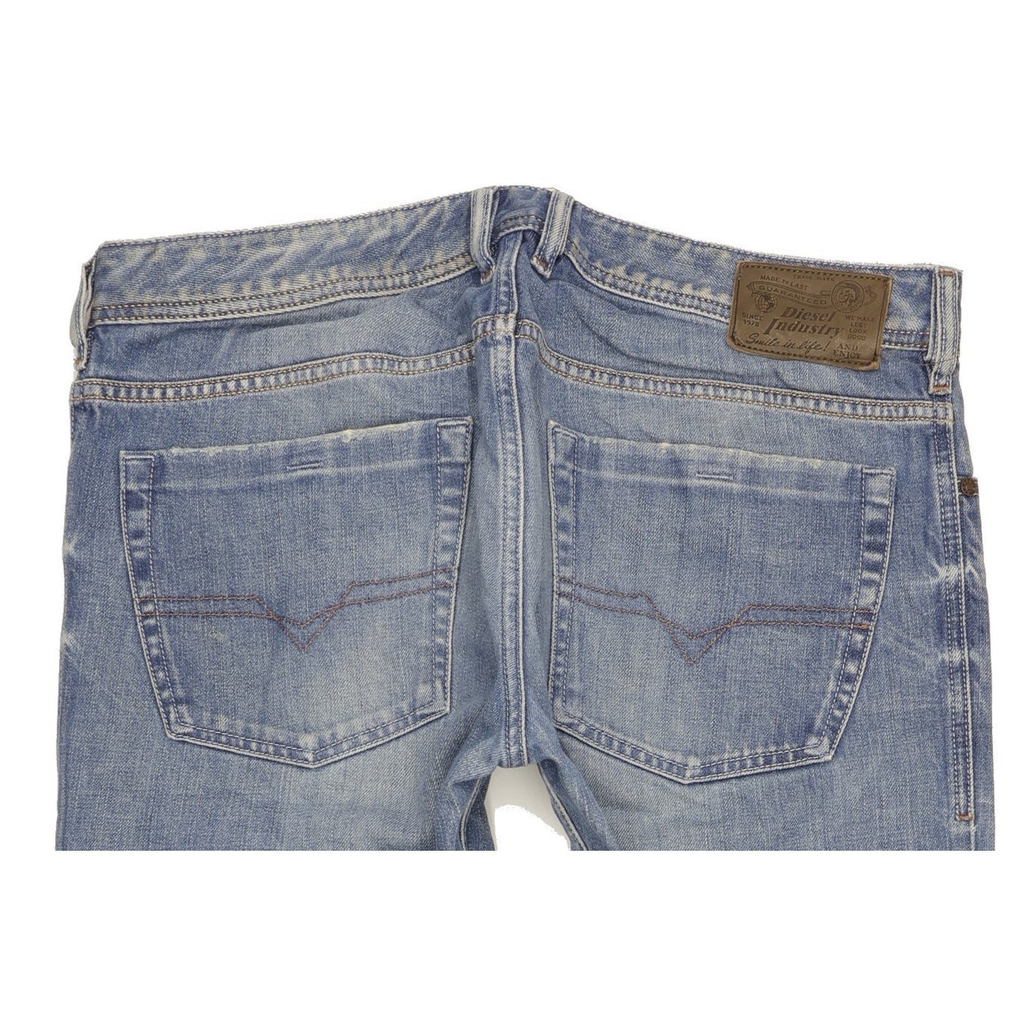 Diesel Zathan Men Blue Bootcut Regular Jeans W34 L30