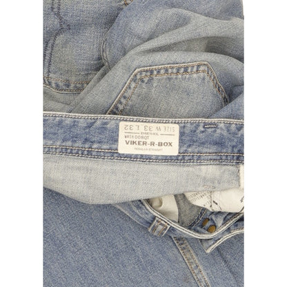 Diesel Viker Men Blue Straight Regular Jeans W33 L32