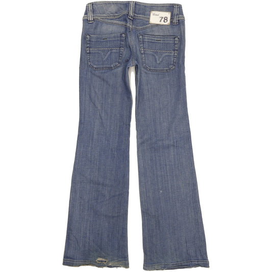Diesel Lambry Women Blue Bootcut Slim Stretch Jeans W26 L32