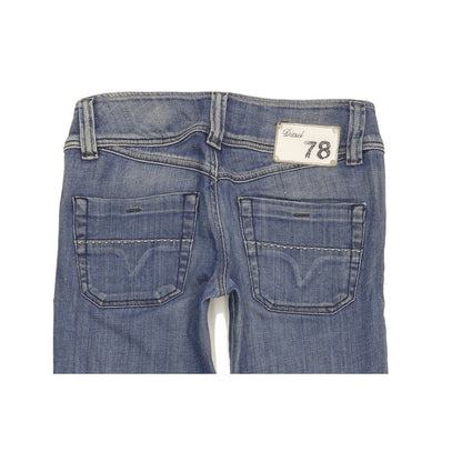 Diesel Lambry Women Blue Bootcut Slim Stretch Jeans W26 L32