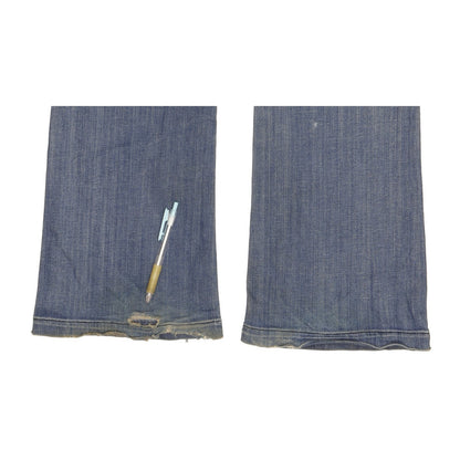 Diesel Lambry Women Blue Bootcut Slim Stretch Jeans W26 L32