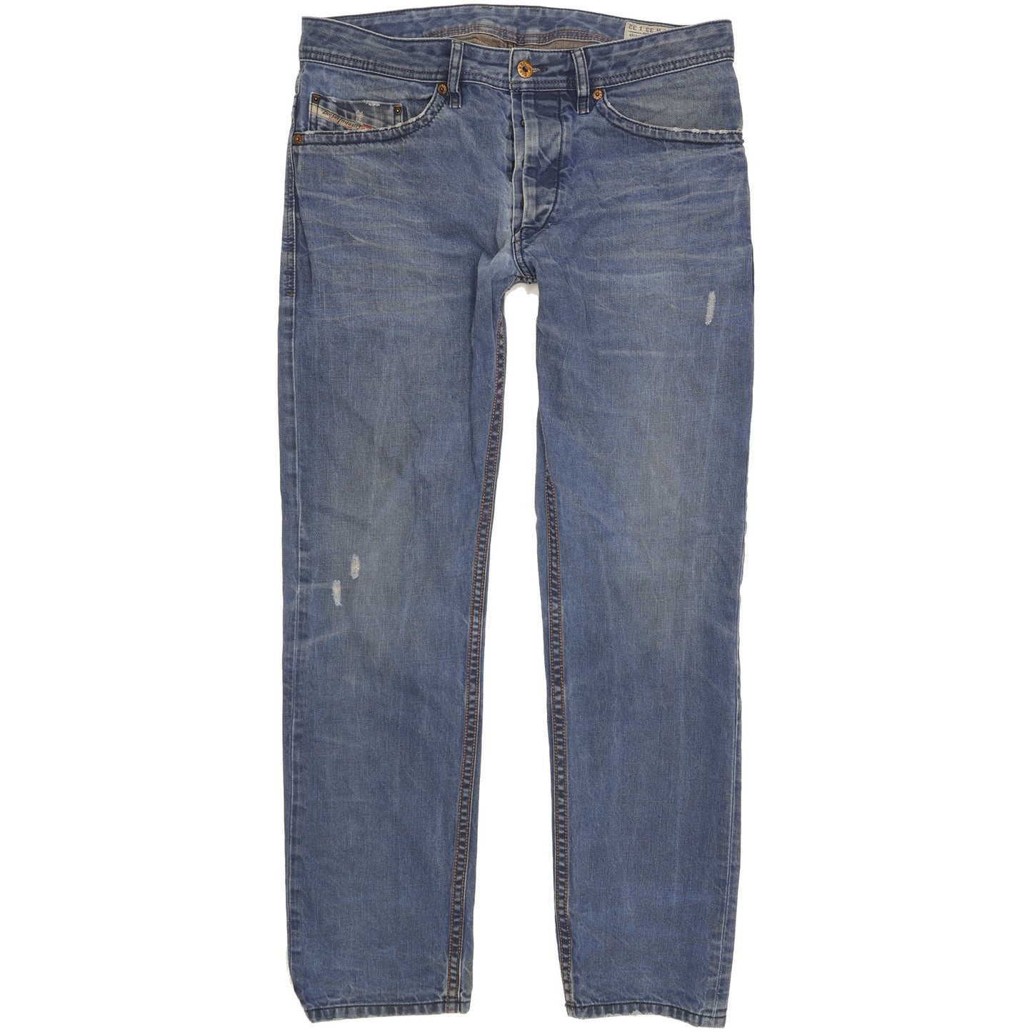 Diesel Braddom Men Blue Tapered Slim Jeans W33 L31