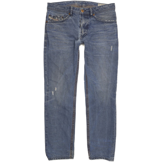 Diesel Braddom Men Blue Tapered Slim Jeans W33 L31