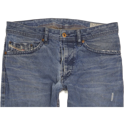 Diesel Braddom Men Blue Tapered Slim Jeans W33 L31