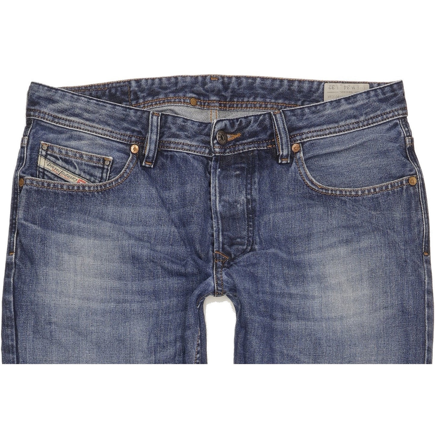 Diesel Larkee Men Blue Straight Regular Jeans W34 L32