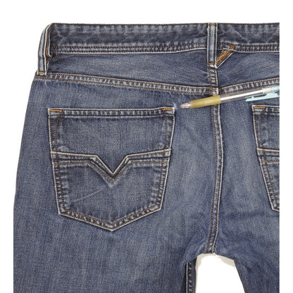 Diesel Larkee Men Blue Straight Regular Jeans W34 L32