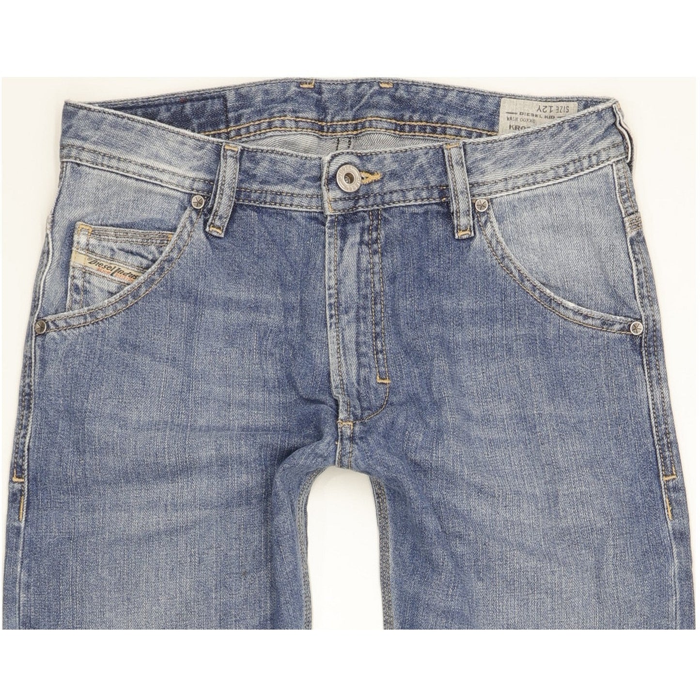Diesel Krooley Kids Blue Tapered Slim Jeans W28 L28