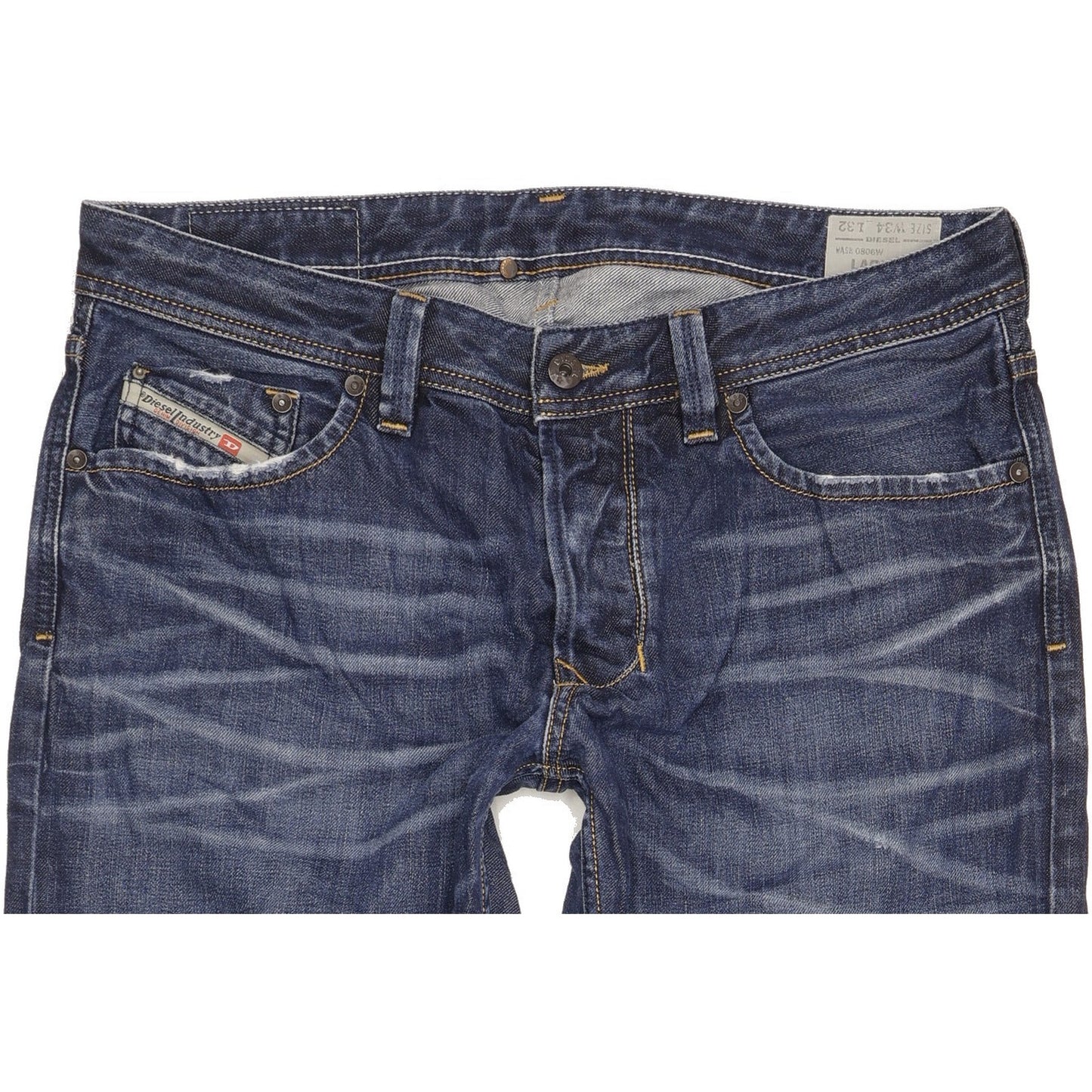 Diesel Larkee Men Blue Straight Regular Jeans W34 L32