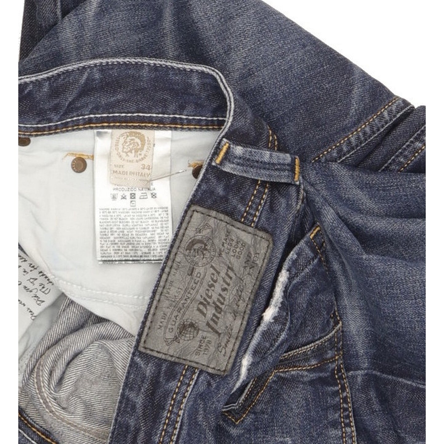 Diesel Larkee Men Blue Straight Regular Jeans W34 L32
