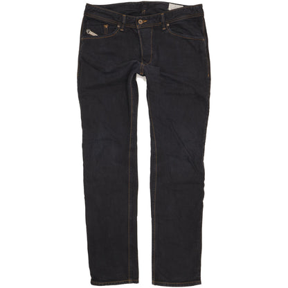 Diesel Darron Men Black Tapered Slim Jeans W32 L32