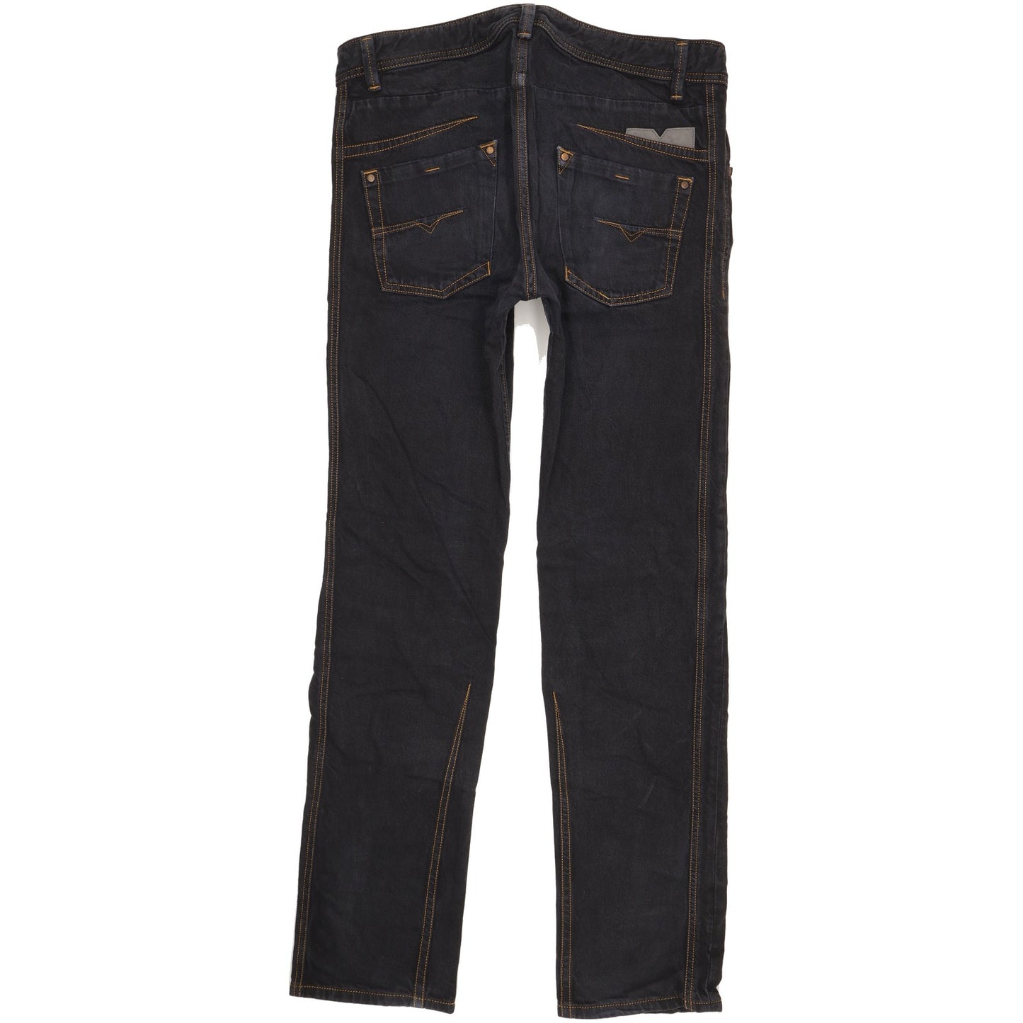 Diesel Darron Men Black Tapered Slim Jeans W32 L32