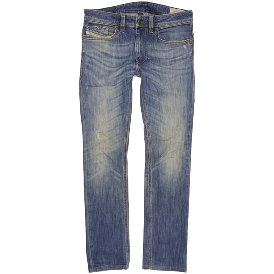 Diesel Thanaz Men Blue Skinny Slim Stretch Jeans W30 L31