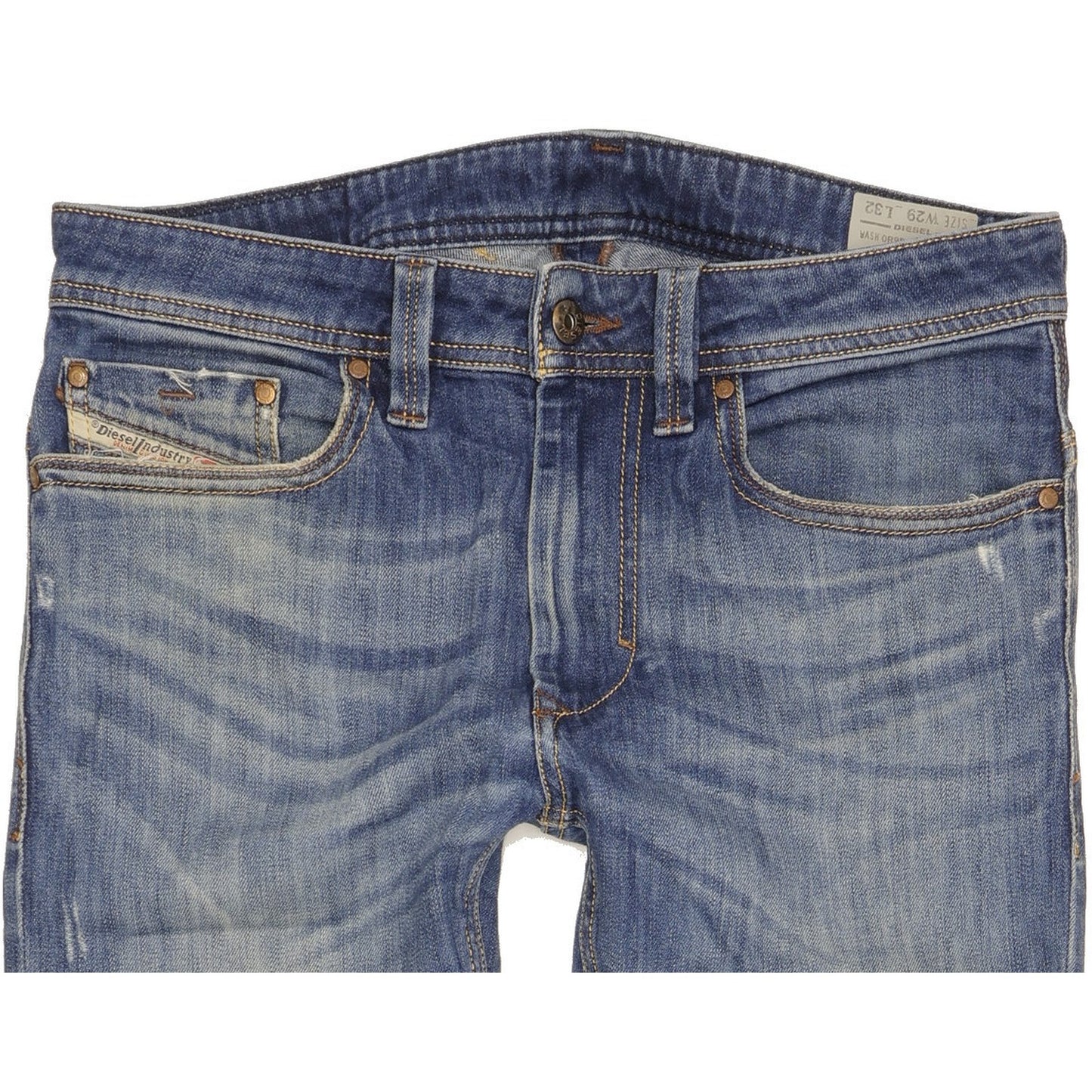 Diesel Thanaz Men Blue Skinny Slim Stretch Jeans W30 L31