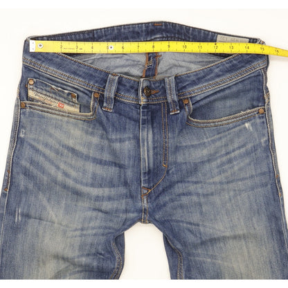Diesel Thanaz Men Blue Skinny Slim Stretch Jeans W30 L31