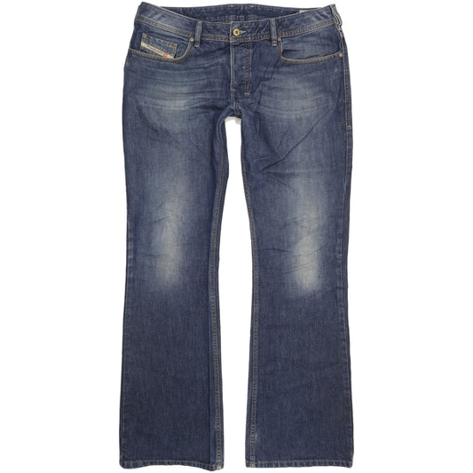 Diesel Zathan Men Blue Bootcut Regular Jeans W36 L34