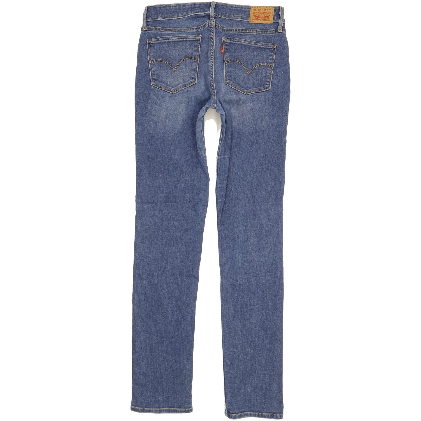 Levi's 712 Women Blue Straight Slim Stretch Jeans W30 L34