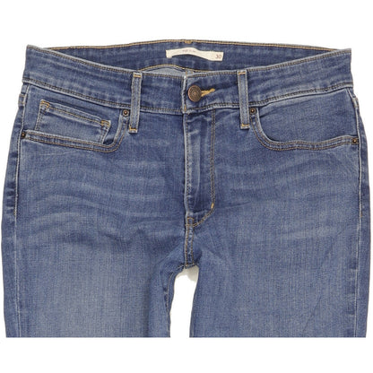 Levi's 712 Women Blue Straight Slim Stretch Jeans W30 L34