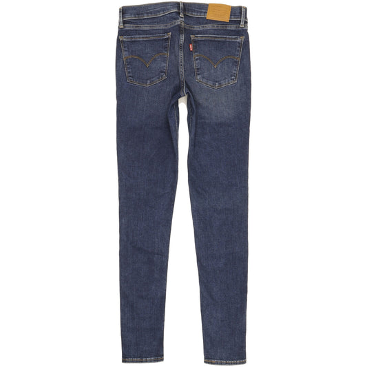 Levi's 710 Super Women Blue Skinny Slim Stretch Jeans W29 L31