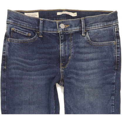 Levi's 710 Super Women Blue Skinny Slim Stretch Jeans W29 L31