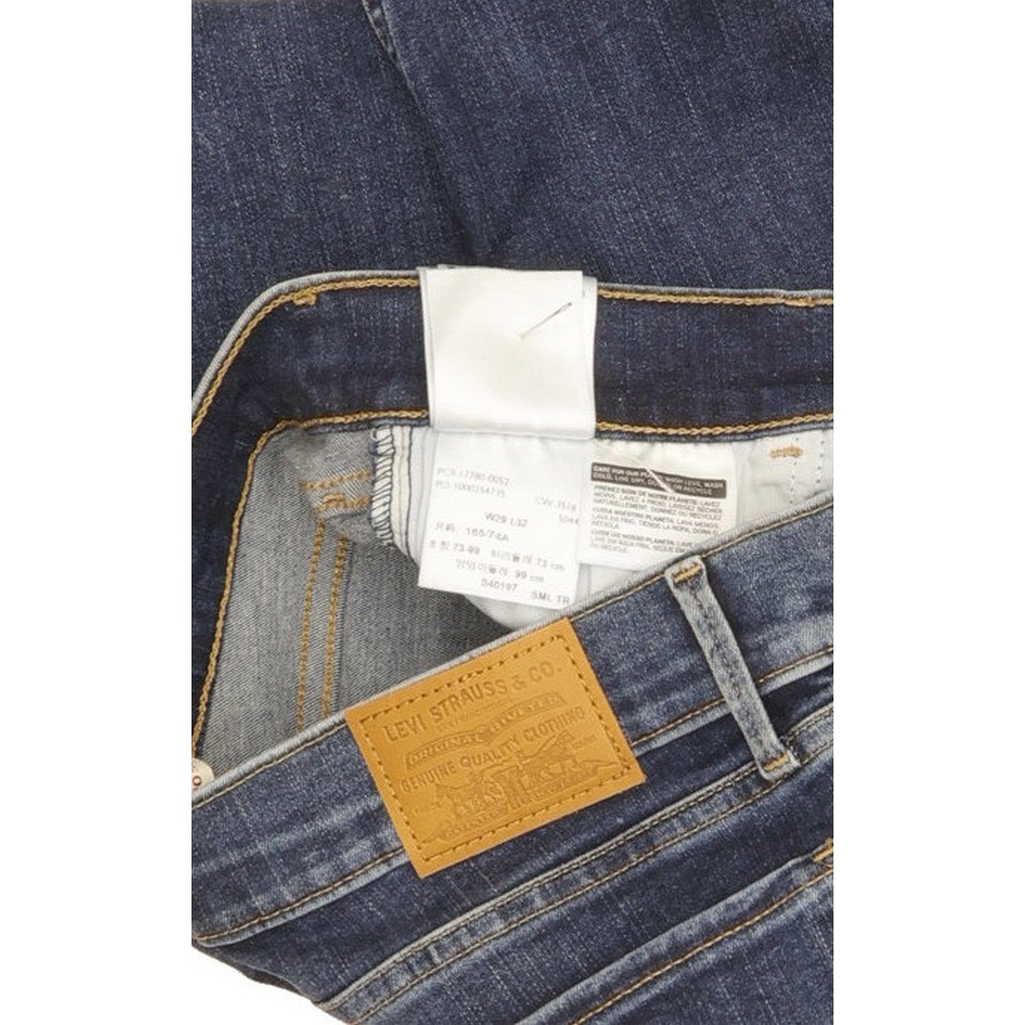 Levi's 710 Super Women Blue Skinny Slim Stretch Jeans W29 L31