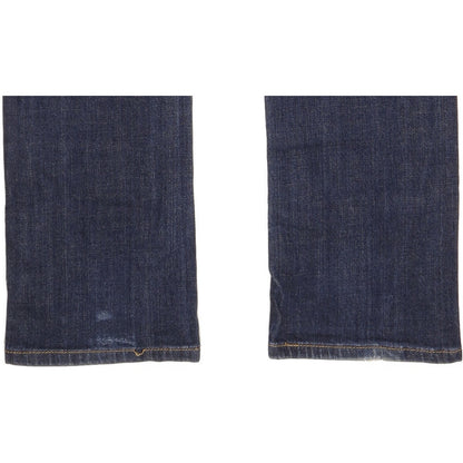 Levi's 504 Women Blue Straight Slim Stretch Jeans W28 L32