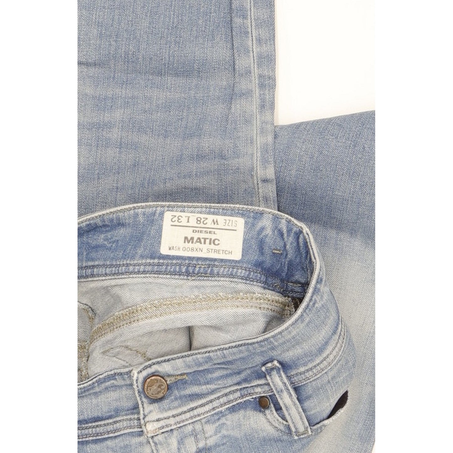 Diesel Matic Men Blue Skinny Slim Stretch Jeans W28 L31