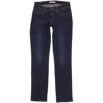 Levi's 714 Women Blue Straight Slim Stretch Jeans W30 L32