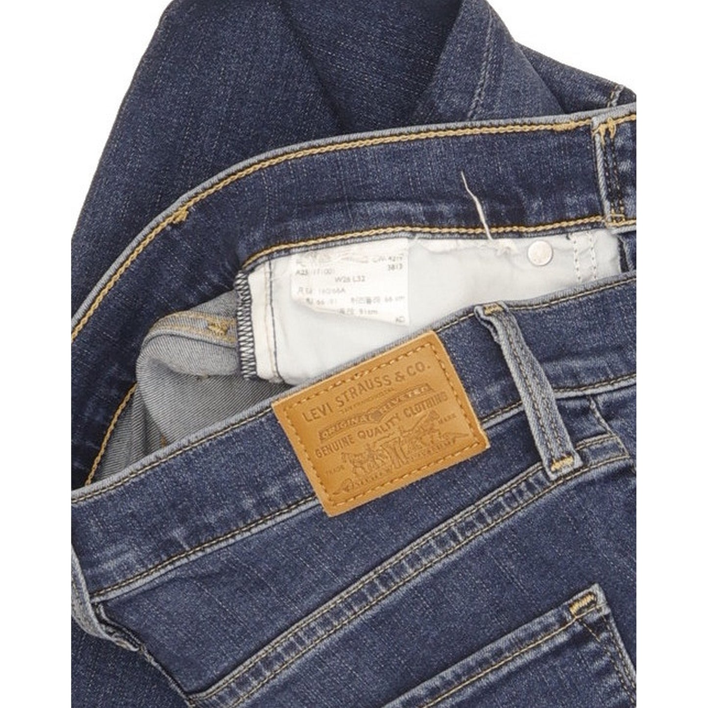 Levi's 314 Shaping Women Blue Straight Slim Stretch Jeans W26 L32