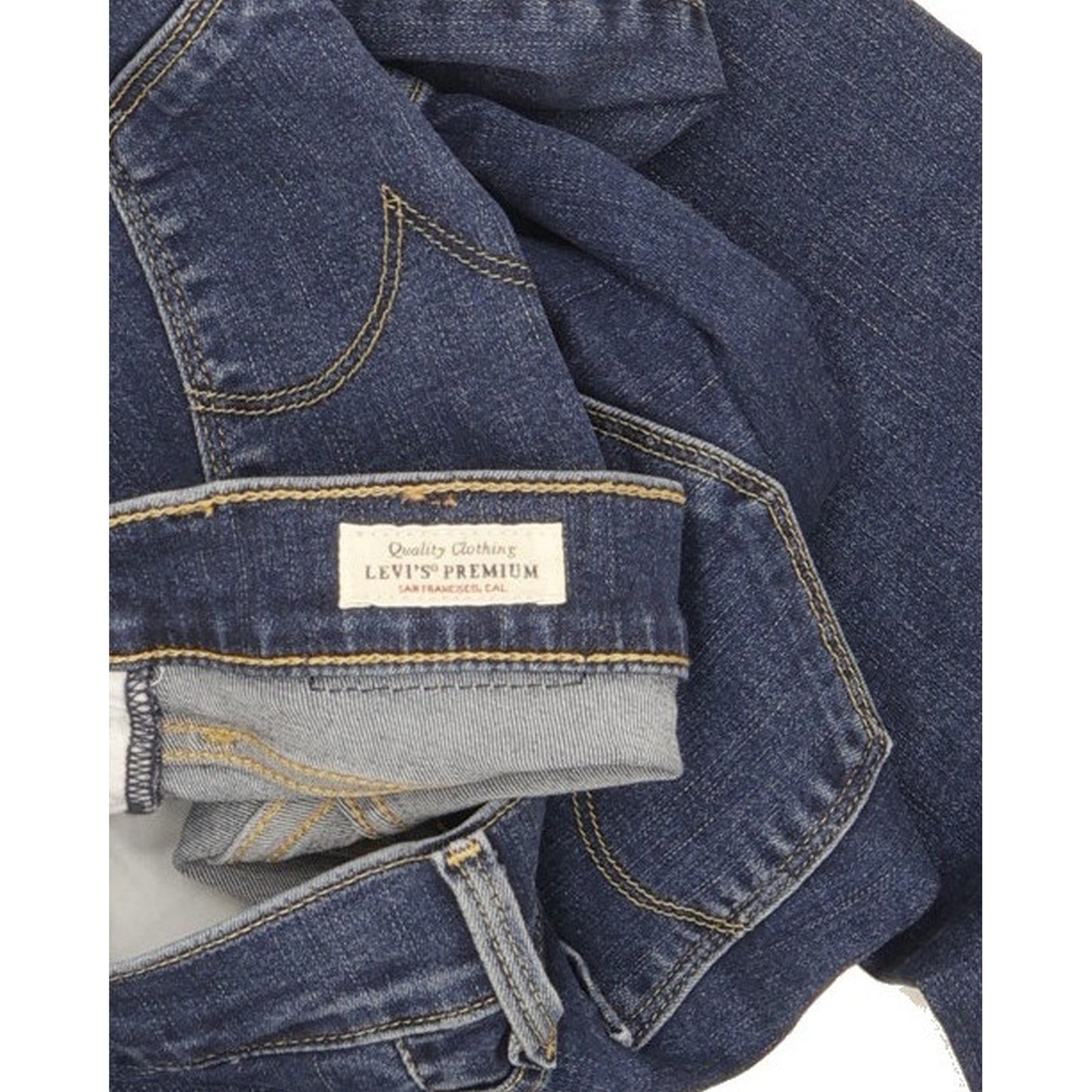 Levi's 314 Shaping Women Blue Straight Slim Stretch Jeans W26 L32