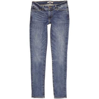 Levi's 711 Women Blue Skinny Slim Stretch Jeans W29 L32