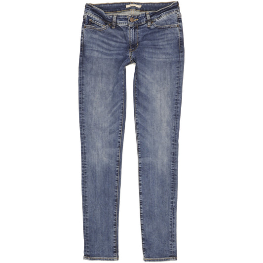 Levi's 711 Women Blue Skinny Slim Stretch Jeans W29 L32