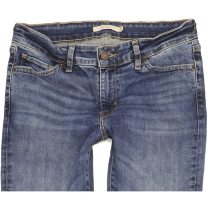 Levi's 711 Women Blue Skinny Slim Stretch Jeans W29 L32
