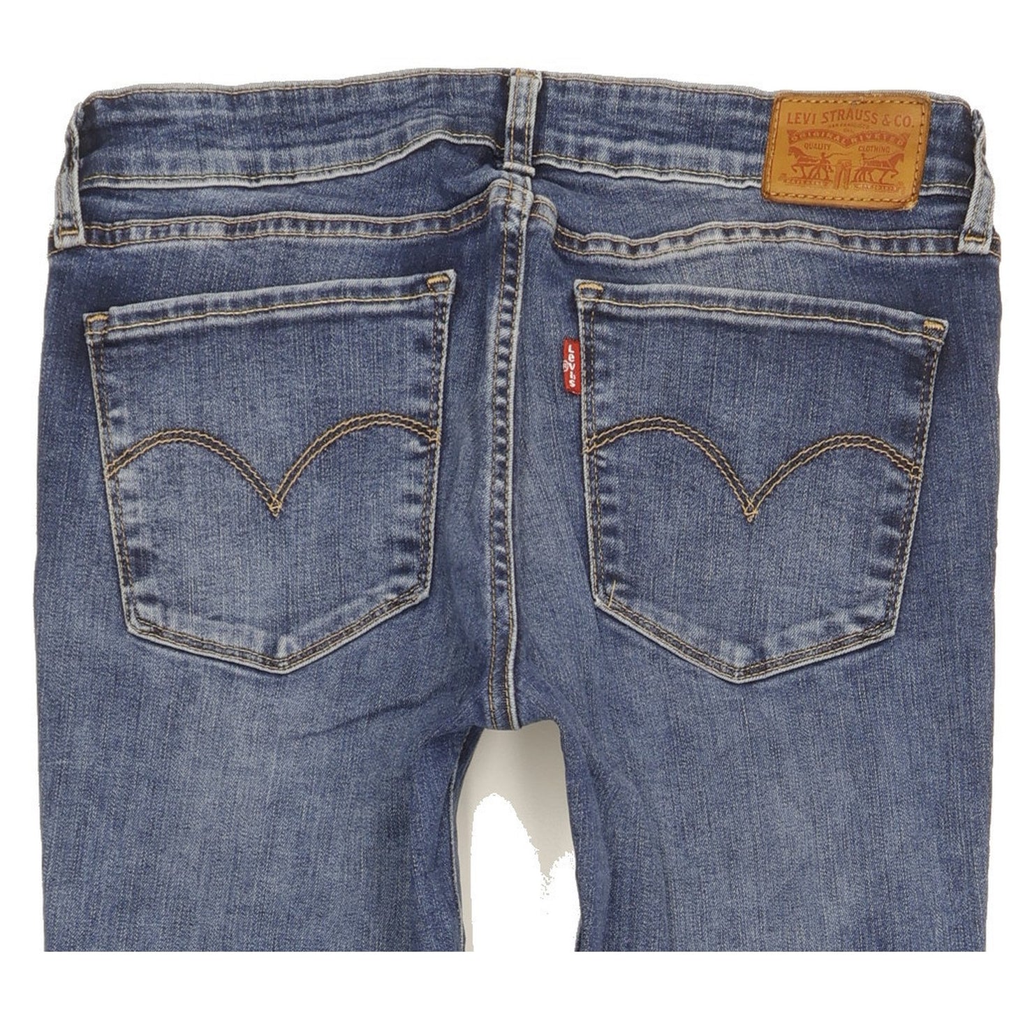 Levi's 711 Women Blue Skinny Slim Stretch Jeans W29 L32