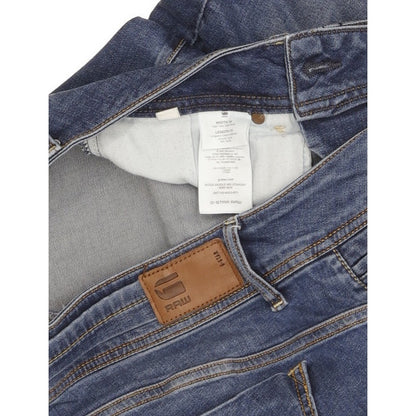 G-Star Midge Saddle Women Blue Straight Slim Stretch Jeans W34 L30