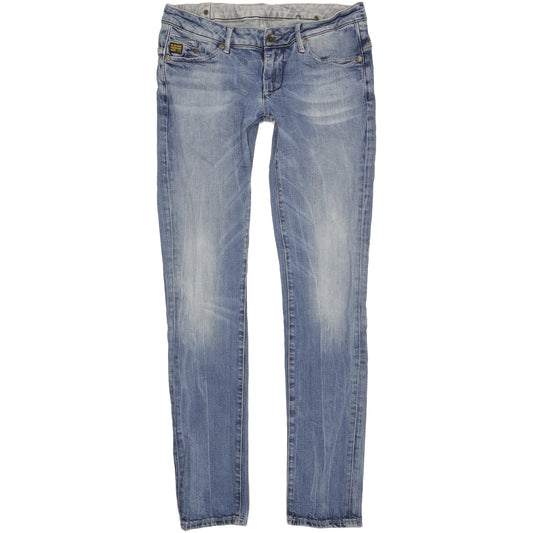 G-Star Midge Women Blue Skinny Slim Stretch Jeans W32 L35