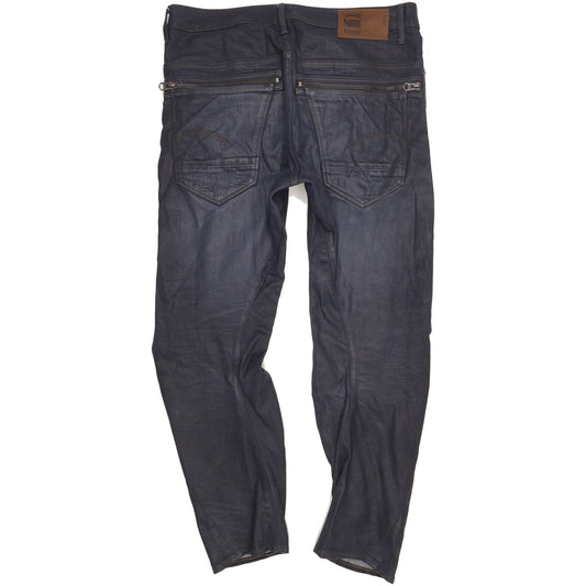 G-Star Tobog 3D Men Blue Tapered Relaxed Stretch Jeans W34 L32